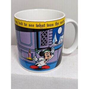 Applause Mickey Mouse and Pals Night Before Christmas Mug 12 oz Minnie #21779